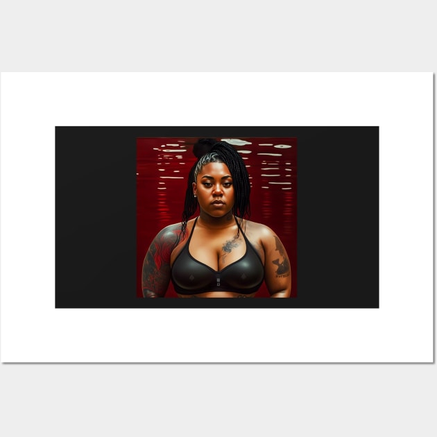 Summer Vibes, Curvy Summer, Beautiful Superwoman lifter. Bodybuilder. Female are strong. iPhone Case Wall Art by MeatLuvers